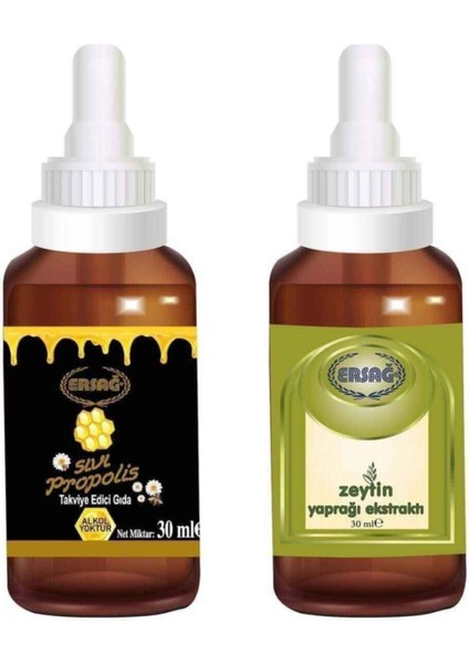 Sıvı Propolis Damla Zeytin Yaprağı Ekstratı Damla