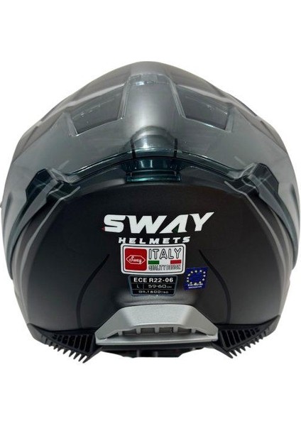 865 Space Black White Kask