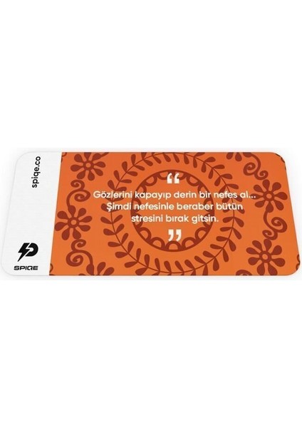 Breathe Deeply - Geri Dönüşümlü Unisex Elastik Baskılı Bileklik ve Hatırlatıcı Kart fırsatları