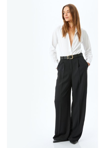 Uzun Kollu Slim Fit Klasik Poplin Gömlek