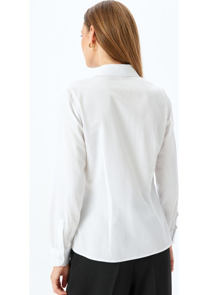Uzun Kollu Slim Fit Klasik Poplin Gömlek