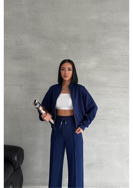 Kadın Oversize Likralı Eşofman Takımı DPNBG001