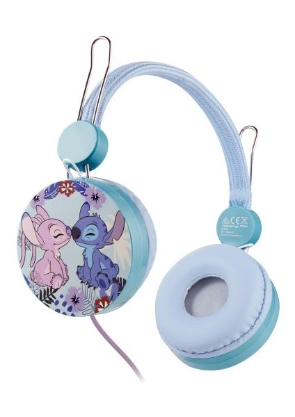 Disney Stitch Kablolu Kulaklık Çocuk Kulaklığı Lisanslı Hediye Stıckerlı DY-10903-ST