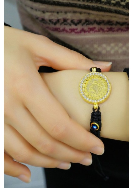 Tuğralı Nazar Boncuklu Ipli Bileklik fırsatları