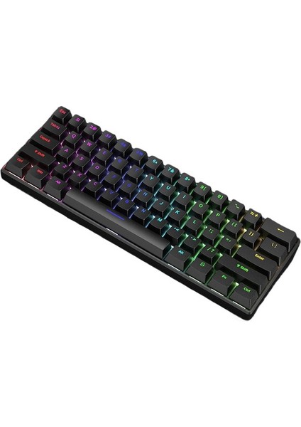 Ziyoulang T60 Rgb Mekanik Yeşil Kutu Mekanik Oyuncu Klavyesi
