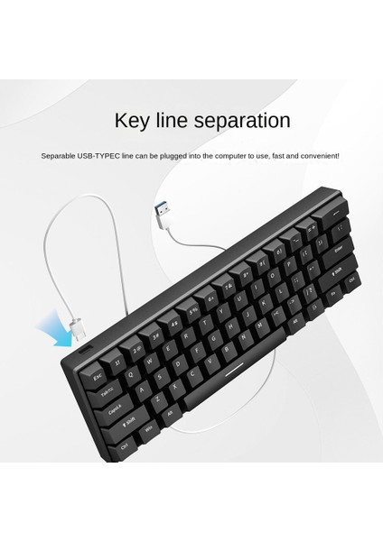 Ziyoulang T60 Rgb Mekanik Yeşil Kutu Mekanik Oyuncu Klavyesi modelleri