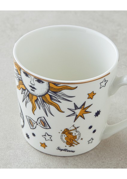 Talisman Spirit New Bone China Kupa 370 ml Siyah-Beyaz-Gold modelleri