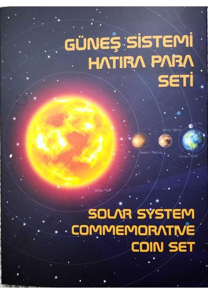 Tc Gezegenler 1 Kuruş 10 Lu Hatıra Para Seti 2022 Açıklamalı Özel Kiti Içinde Tam Set. Çil Kondisyon
