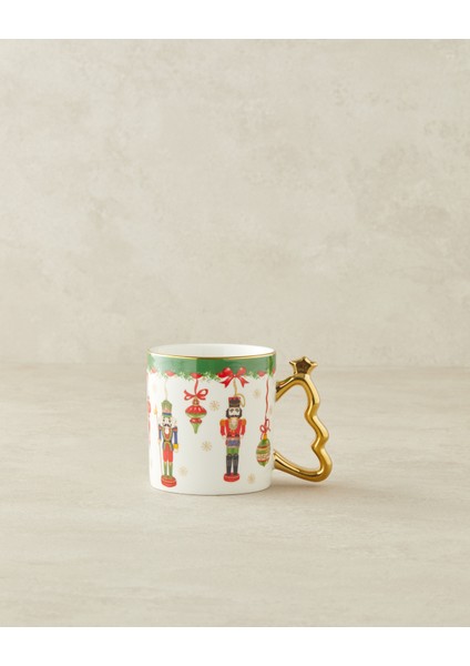 Tin Soldiers New Bone China Kupa 360 ml Kırmızı - Yeşil fiyatları