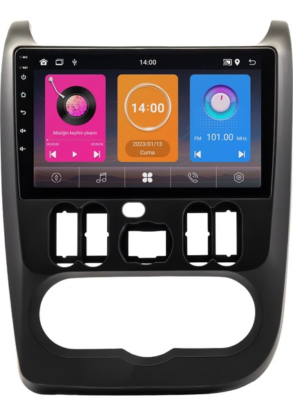 Dacia Logan (2009-2012) Android 14 Multimedya Carplay 10 Inch 8 GB Ram / 128 GB Hafıza CRV-4603XAA