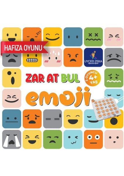 Zar At Bul Emoji Hafıza Oyunu