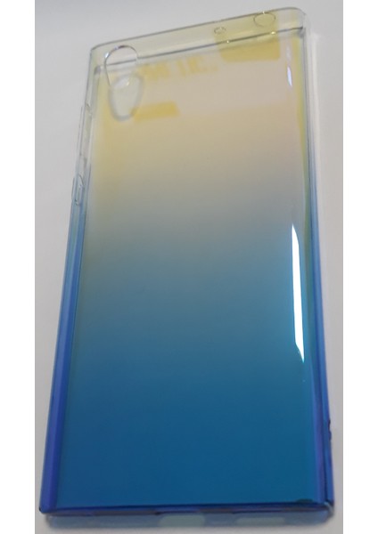 Sony Xperıa L1 Renk Geçişli Transparan Sert Lüx Kılıf