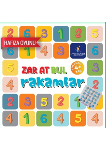 Zar At Bul Rakamlar Hafıza Oyunu