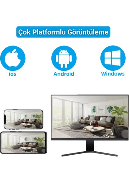 HM-426 Çift Kameralı Wifi Ptz Gece Görüşlü Bebek Kamerası