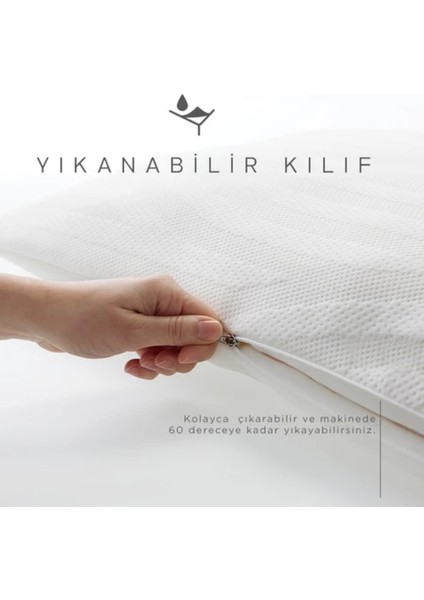 HAME-B Visco Dolgulu Yastık (60X40X23 cm) fırsatları