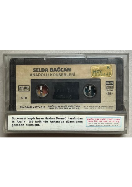 Selda Bağcan - Anadolu Konserleri Kaset fiyatları