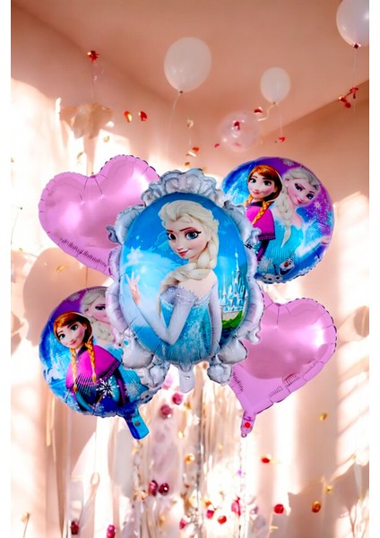 1 Adet Frozen Temalı Folyo Balon - Doğum Günü Parti ve Eğlenceli Etkinlikler Için