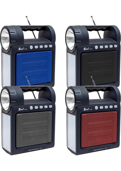 Usb/sd/fm/bluetooth Destekli̇ Fenerli̇ Taşinabi̇li̇r Hoparlör