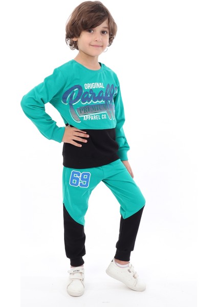 Erkek Çocuk 69 Baskılı Içi Pamuklu Eşofman Takım