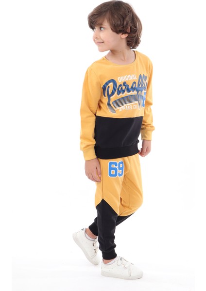 Erkek Çocuk 69 Baskılı Içi Pamuklu Eşofman Takım