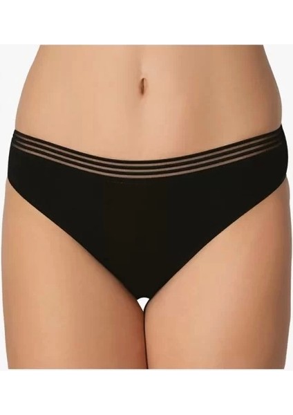 4275 Kadın Transparan Lastikli Kilot