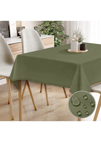 Canvas Sıvı Geçirmez Leke Tutmaz Masa Örtüsü