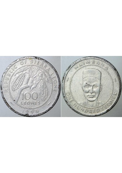 Sierra Leone 100 Leone 1996.