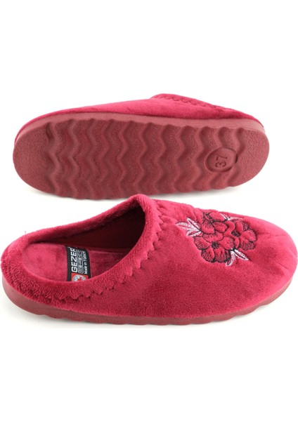 Kadın Kışlık Çiçek Desenli Ev Bahçe Gondol Terlik indirimleri