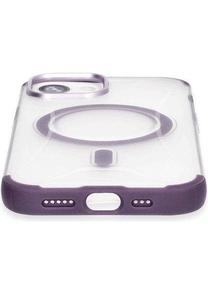 Iphone 15 Hilton Magsafe Kapak - Derin Mor 13