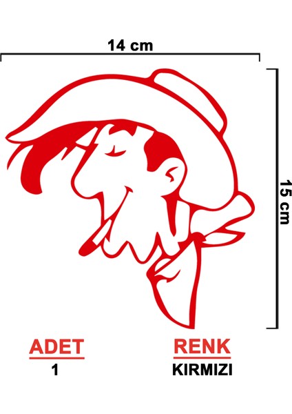 Redkit Sticker - Oto Sticker - Araba Sticker - Araç Sticker - Araba Aksesuar - Cam Sticker