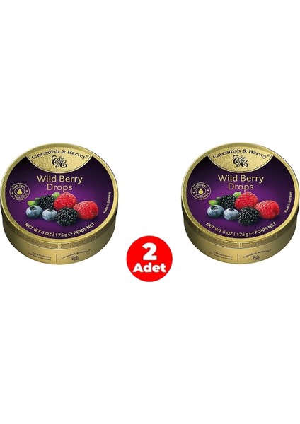 Karışık Orman Meyve Aromalı Şeker 175 gr (2 Adet)