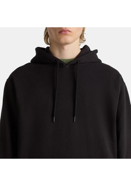 Erkek Siyah Kapüşonlu Sweatshirt Men's Vans Original Standards Loose Po Black Sweatshirt VN000GE8BLK1 modelleri