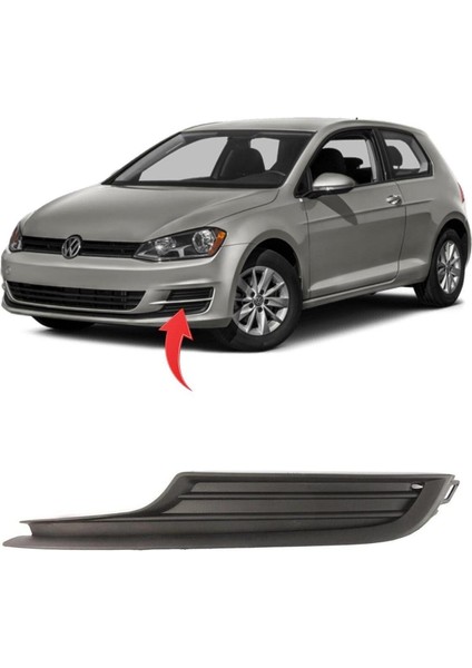 Volkswagen Golf 7 Sol Tampon Kapağı 2013-2017 5G0853665