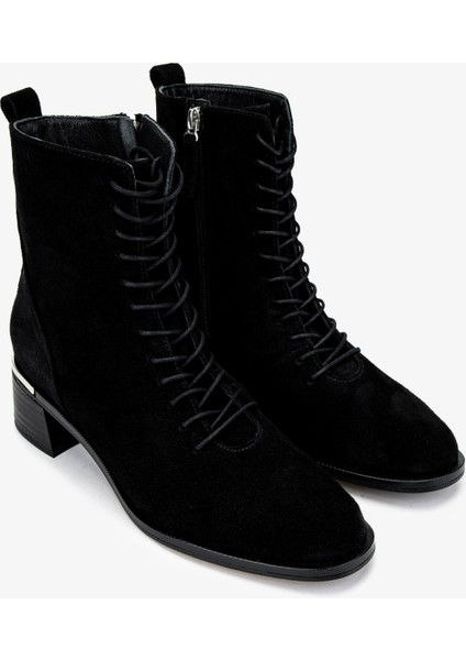 Kadın Siyah Süet Topuklu Bot 312 88112 Bn Bot SK24-25 Sıyah Suet fiyatları