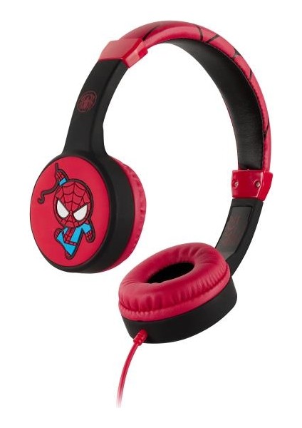 Marvel Spıderman Kablolu Kulaklık Çocuk Kulaklığı Lisanslı Hediye Stıckerlı MV-3053-SM