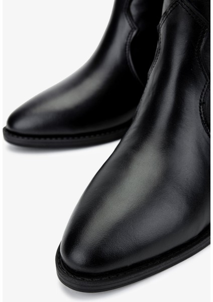 Kadın Siyah Deri Casual Bot 312 88240 Bn Bot SK24-25 Sıyah Dr modelleri