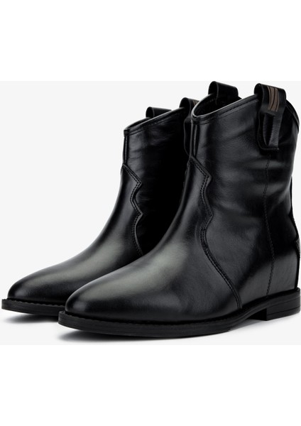 Kadın Siyah Deri Casual Bot 312 88240 Bn Bot SK24-25 Sıyah Dr fırsatları