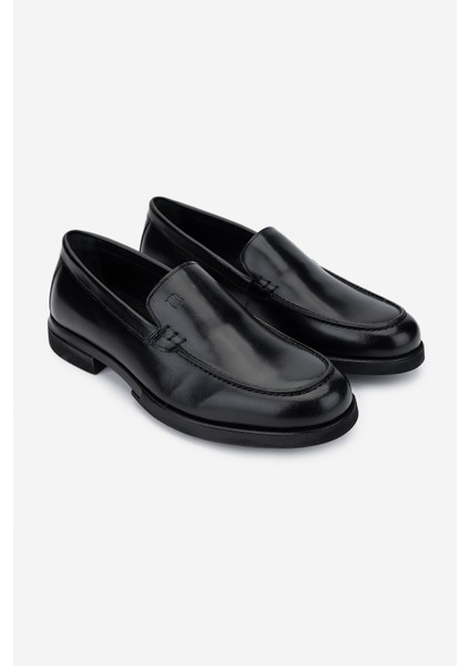 Erkek Deri Siyah Deri Loafer Ayakkabı 537 3490 Erk Ayk SK24-25 Sıyah Dr fiyatları