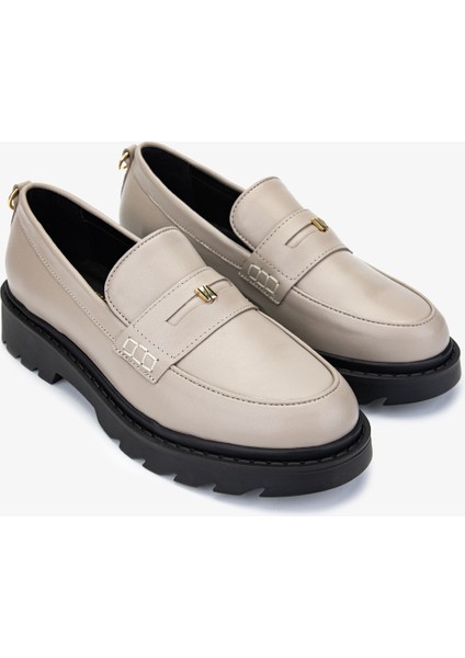 Kadın Deri Vizon Loafer Ayakkabı 926 24111 Bn Ayk SK24-25 Vızon Dr