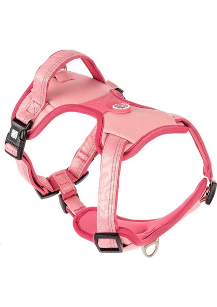 Matrix 2.0 Akıllı Künyeli Sport Köpek Göğüs Tasması Rose Large