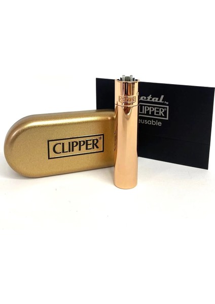 Clipper Çakmak Rose Renk (Özel Isim Yazdırılır)