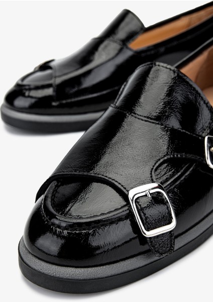 Kadın Deri Siyah Rugan Casual Ayakkabı 51 144-7001 Bn Ayk SK24-25 Sıyah Rgn modelleri