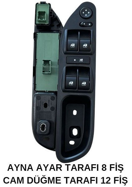 Myp 735604302 Cam Anahtarı Egea On Sol Dortlu 20 Pın Ayna Ayarlı fiyatları