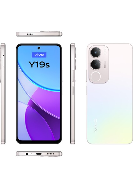 Y19S 8gb 256GB Işıltılı Gümüş (Vivo Türkiye Garantili)