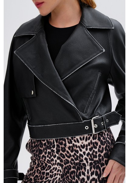 Kadın Hakiki Deri Siyah Deri Mont 616 Z-4011 Bn Derımont SK24/25 Sıyah indirimleri