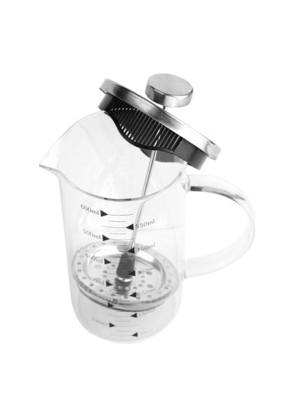 600 ml Cam French Press Kahve Demleme Makinesi