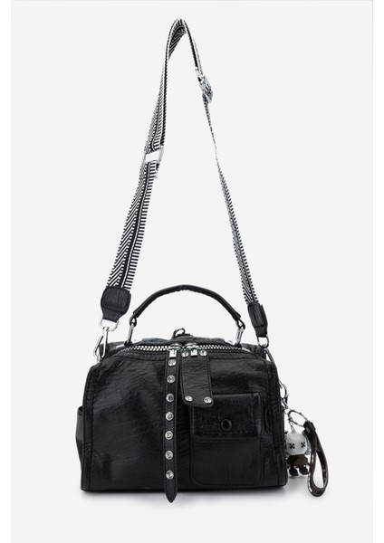 Kadın Vegan Siyah Omuz Çanta 921 26896 Bn Canta SK24-25 Black