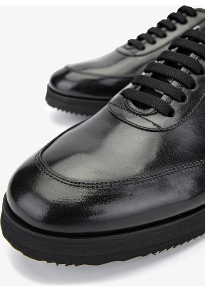 Erkek Deri Siyah Sneakers & Spor Ayakkabı 477 70915 Erk Ayk SK24-25 Sıyah modelleri