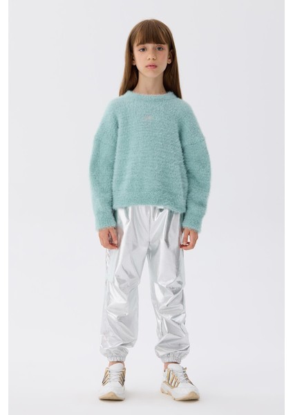 Kız Çocuk Mavi Sweatshirt