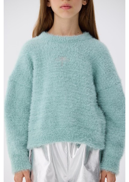 Kız Çocuk Mavi Sweatshirt modelleri
